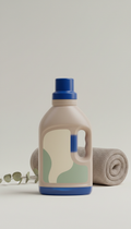 Concentrated liquid laundry detergent with plant enzymes