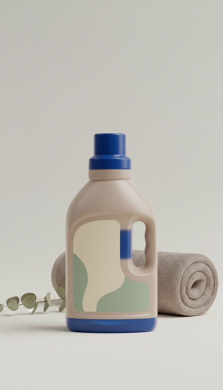 Concentrated liquid laundry detergent with plant enzymes
